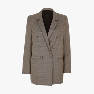 River Island - Double Breasted Houndstooth Blazer
Size 8